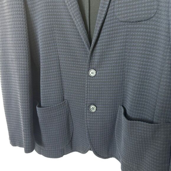 Exibit Mens Navy Blue Blazer Jacket - Picture 2 of 6
